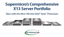 Supermicro推出搭载全新第五代Intel Xeon 处理器，专为AI、云端服务供应商、存储和边缘计算优化的机柜级解决方案